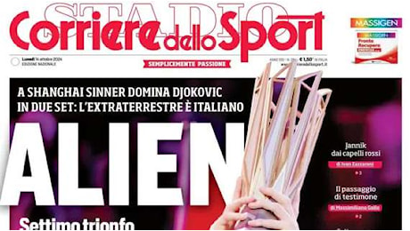 Corriere dello Sport sulla nazionale: L'Italia gioca in un bunker