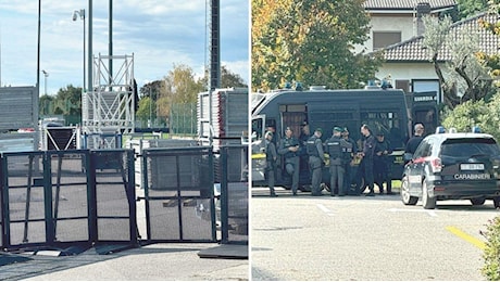 Italia-Israele, spuntano barriere e barricate: lo stadio di Udine diventa un fortino