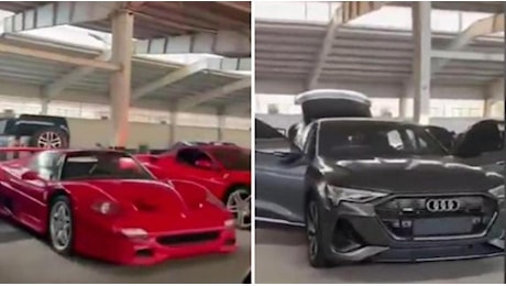 Siria: Ferrari F50, Lambo e Bentley nel il garage segreto di Bashar Al Assad [VIDEO]