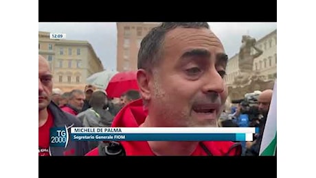 Auto, a Roma in piazza migliaia di metalmeccanici per difendere l’occupazione