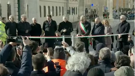 Giubileo, inaugurate Piazza Pia e prolungamento sottopasso Lungotevere