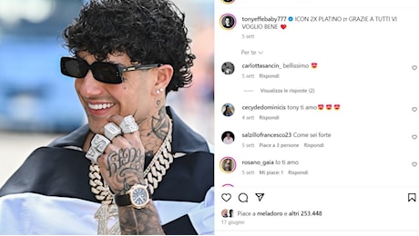 Tony Effe: Sono un bad boy quando serve. Chiara Ferragni è un'amica. Rottura con Fedez? Ma va