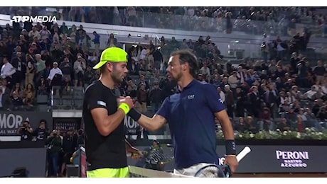 Fognini saluta Roma per l'ultima volta: gli highlights del match con Fearnley in 90