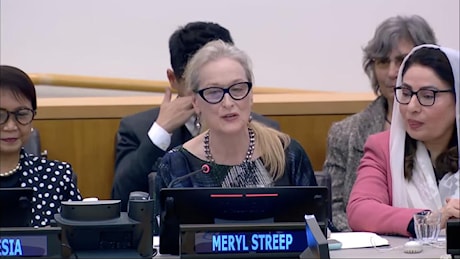 Meryl Streep all’Onu: “A Kabul una gatta ha più libertà di una donna”