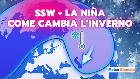 Sudden Stratospheric Warming + La Niña: come cambia il meteo dell’Inverno