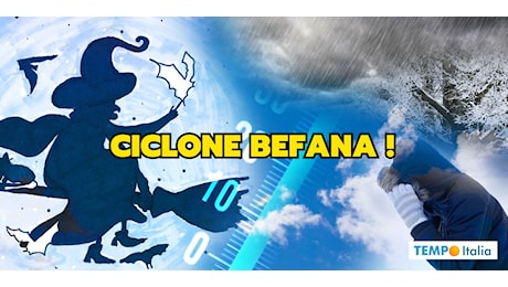 La Befana annuncia gelo e neve: sorprese meteo per l’Epifania