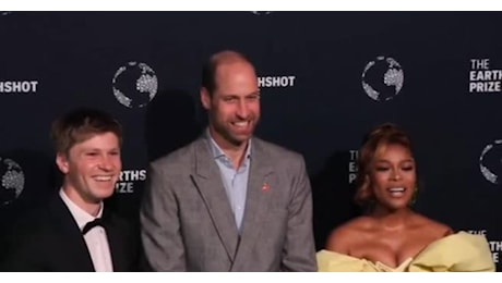 IL VIDEO. Clima, il principe William in Sudafrica per il premio Earthshot Prize