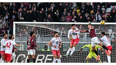 Torino-Monza 1-1, Djuric risponde a Masina