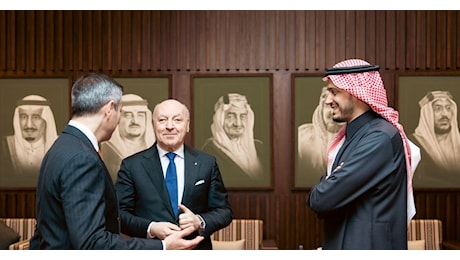 Arabia Saudita, Marotta ospite del principe Al-Saud: sul tavolo partnership Inter-Diriyah Club