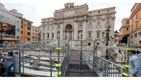 Fontana di Trevi, si inaugura la passerella panoramica