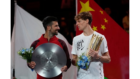 ATP Shanghai, grandi ascolti per la Finale tra Jannik Sinner e Novak Djokovic