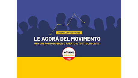 Nova – Le Agorà del Movimento, un confronto pubblico aperto a tutti gli iscritti