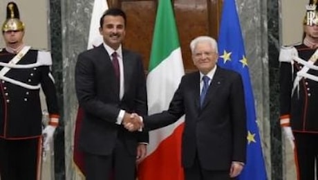 Mattarella riceva l'Emiro del Qatar Tamim bin Hamad Al-Thani