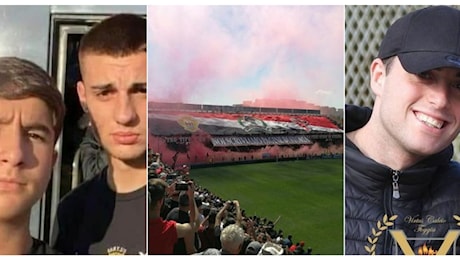 Funerali allo stadio Zaccaria: l'ultimo saluto ai tre giovani tifosi del Foggia morti domenica sera