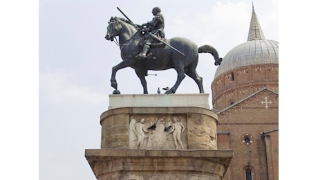 Restauro per il monumento equestre a Gattamelata di Donatello a Padova