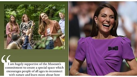 Kate Middleton, nuove dichiarazioni sulla salute (ma foto vecchie di 3 anni): «La natura ha un grande potere»