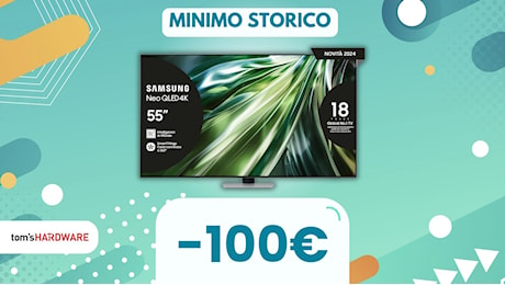 Il tuo cinema nel salotto oggi costa 100€ in meno, ecco la TV QLED Samsung che cercavi!