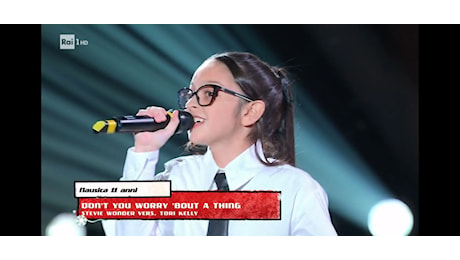 Finito il percorso di Nausica Speranzini a “The Voice kids” – MolfettaLive.it