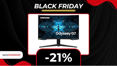 A 419€, oggi prendi l'Odyssey G7, quasi il top di Samsung in ambito monitor