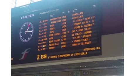 Treni fermi a Torino per due ore, circolazione in ripresa