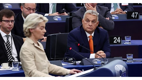 Orban all’Europarlamento, da von der Leyen attacco senza precedenti