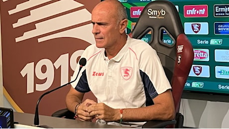 Salernitana-Pisa, Martusciello: Servirà equilibrio, conterà l'atteggiamento