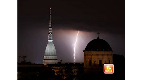 Meteo Torino: oggi temporali e schiarite, Lunedì 1 nubi sparse, Martedì 2 poco nuvoloso