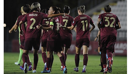 UEFA Women’s Champions League, Galatasaray-Roma 1-6: le giallorosse dominano in Turchia!