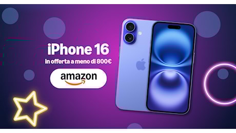 iPhone 16: chip A18 e Apple Intelligence a meno di 800€ (-180€)