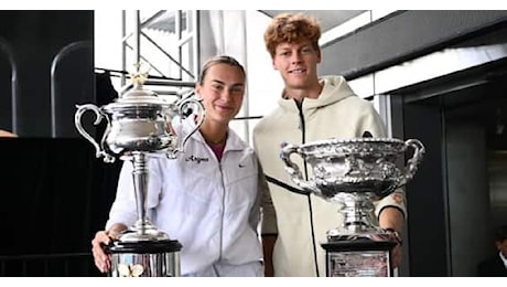 Australian Open 2025, Sinner e Sabalenka al sorteggio dei tabelloni. FOTO