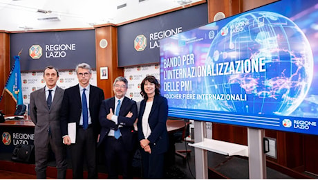 Internazionalizzazione delle Pmi, 5 milioni di euro dalla Regione: presentato il bando