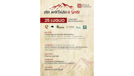 Una Montagna di Suoni: a Felici & Conflenti un appuntamento per esplorare il patrimonio naturalistico e culturale del territorio
