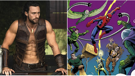 Aaron Taylor-Johnson vorrebbe Kraven in un film sui Sinistri Sei: ‘Mi piacciono molto’