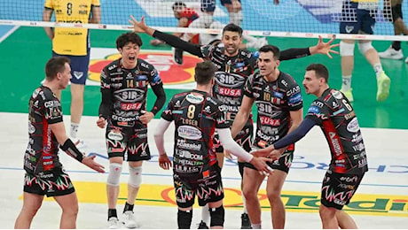 La Sir Perugia brinda anche in Coppa Italia . Schiaccia Modena e vola nella Final Four