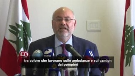 Libano: in 3 giorni uccisi 40 tra soccorritori e vigili del fuoco