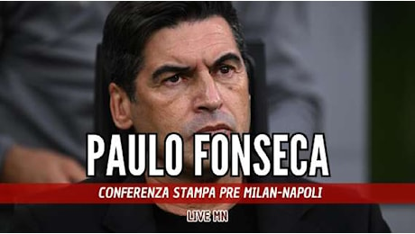 Fonseca: Milan penalizzato dal rinvio, noi volevamo giocare. Leao? Nessun caso, ma non dirò se gioca domani