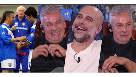 Guardiola: Baggio, il ginocchio come una lavatrice. Con il cane da Mazzone...