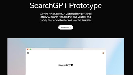 SearchGpt, Open AI svela il prototipo del suo primo motore di ricerca con intelligenza artificiale