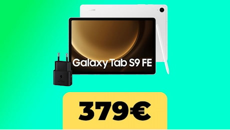 Samsung Galaxy Tab S9 FE, il tablet è in forte sconto per il Black Friday di Amazon