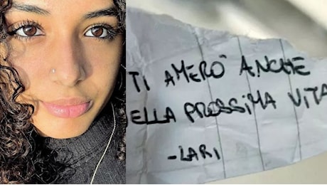 Morte Larimar Annaloro, il biglietto per il fidanzato e le scarpe sporche. Il pm non ha dubbi: «L’unica ipotesi è il suicidio»