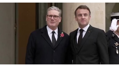 IL VIDEO. Starmer da Macron all'Eliseo prima della cerimonia per l'11 novembre