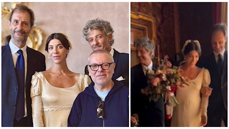 Fiorello, la figlia Olivia Testa si è sposata: lui la accompagna all'altare (insieme all'altro papà), poi canta al ricevimento