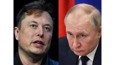 Musk e Putin, il Wall Street Journal: Contatti segreti da 2 anni