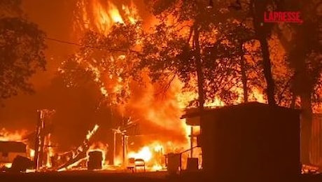 California, enorme incendio nel nord