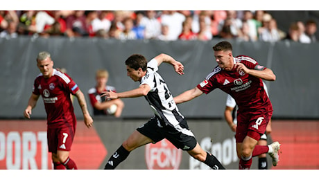 Juventus travolta dal Norimberga in amichevole, Vlahovic sbaglia un rigore