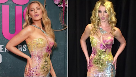 Blake Lively omaggia Britney Spears con l'abito Versace