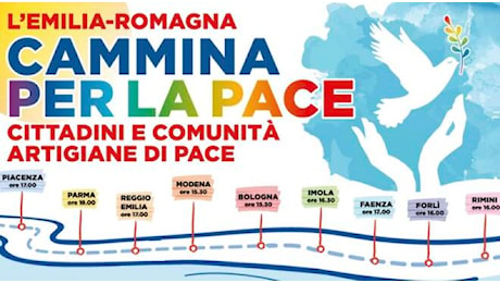 Reti di Pace: L’Emilia-Romagna cammina per la pace, per una Regione di pace e nonviolenza