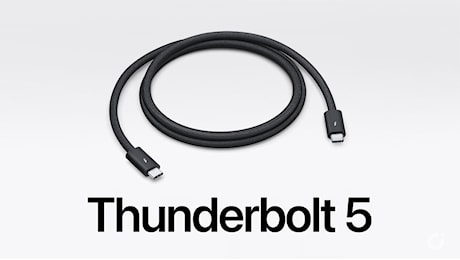 Apple presenta la connettività Thunderbolt 5 e lancia un cavo USB-C con velocità fino a 120Gb/s