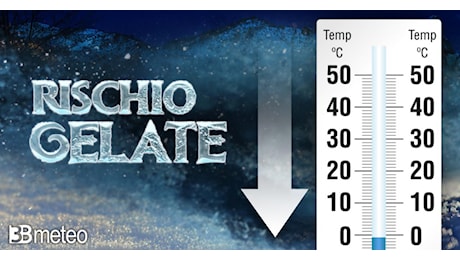 Meteo temperature - L'inverno bussa alle porte dell'Italia, ulteriore calo termico in arrivo con gelate anche in pianura. Mappe