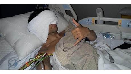 Martin shock, investito in pista: pneumotorace e varie fratture